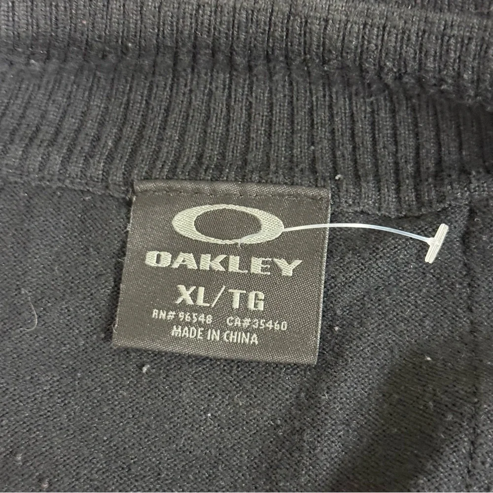 Oakley Black XL Quarter Zip Pullover Fleece Jacket - Picture 6 of 8